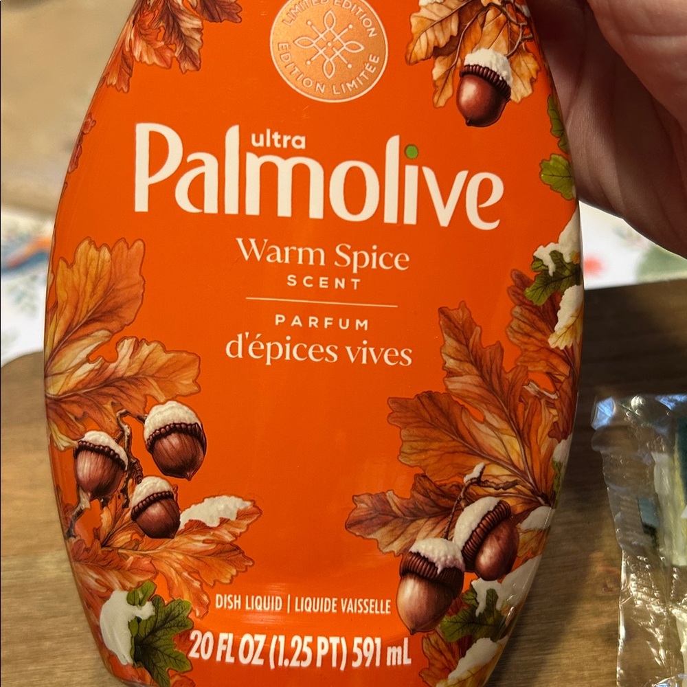 Ultra Palmolive Limited Edition Warm Spice Scent Dish Soap & Scrub Sponge NEW - Picture 4 of 11